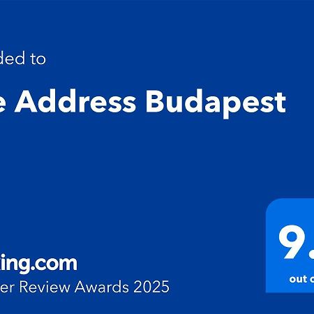 The Address Budapesta Exterior foto